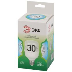 Лампа светодиодная ЭРА GREEN LINE LED POWER T70-30W-840-E27 GL 30Вт колокол яркий белый свет Е27 | Лампы cветодиодные POWER