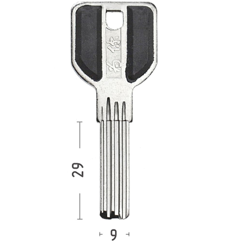 Заготовка вертикального ключа 12667 MSM 4П. 29MM п/бронь КНР