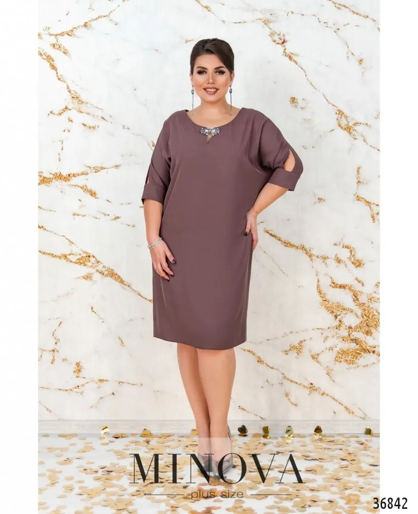 Платье 3132-В-мокко Minova