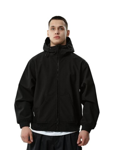 Куртка THE BAD FRIENDS Softshell короткая черный