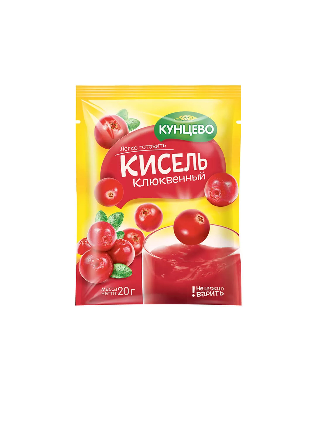 Кисель Клюквенный 20гр "Кунцево"