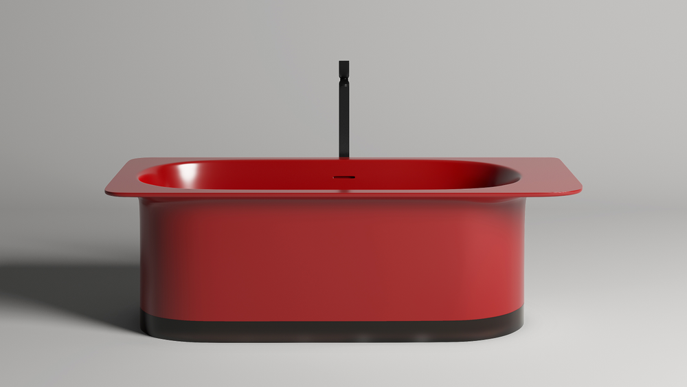 Ванна NINFEA 180x82 матовая покраска RAL полностью