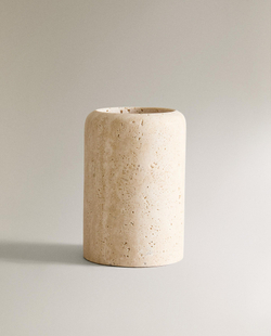 Zara Home стакан для ванной комнаты, мрамор, бежевый · 3533/104