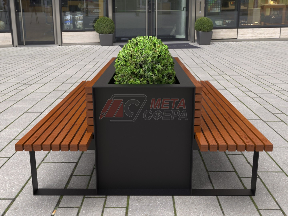 Скамейки с вазоном Оазис