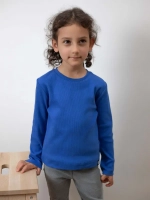 Лонгслив детский кофта в рубчик хлопок