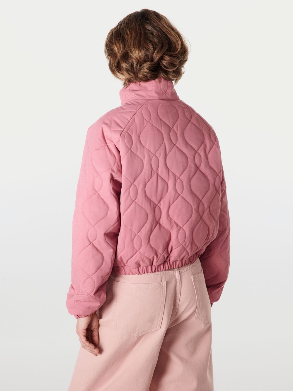 Куртка демисезонная стеганая "Розовые мечты" женская