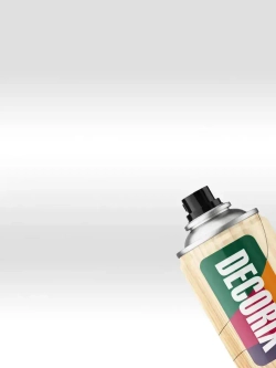 Лак акриловый глянцевый аэрозольный DECORIX в баллончике 520 мл прозрачный бесцветный для любых поверхностей