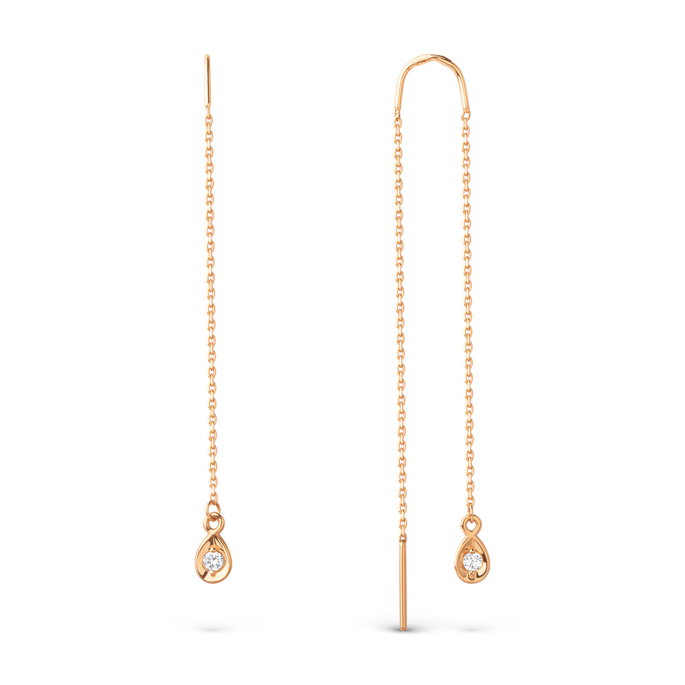 Серьги из золота 585 пробы