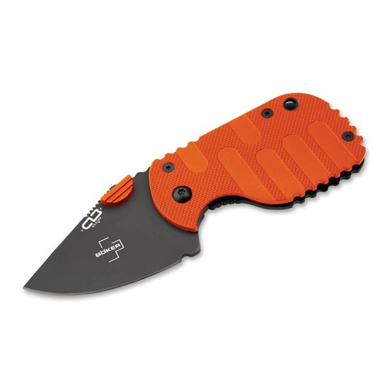 Нож Boker 01BO528 Subcom 2.0 Orange клинок из стали D2, рукоять Zytel/сталь