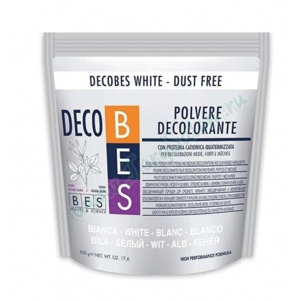 Порошок для обесцвечивания волос POLVERE DECOLORANTE, Decobes, BES, 450г.