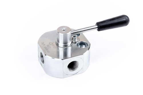 Кран гидравлический 3-х ходовой 1/2" с открытым центром КГ3ХОЦ 1/2