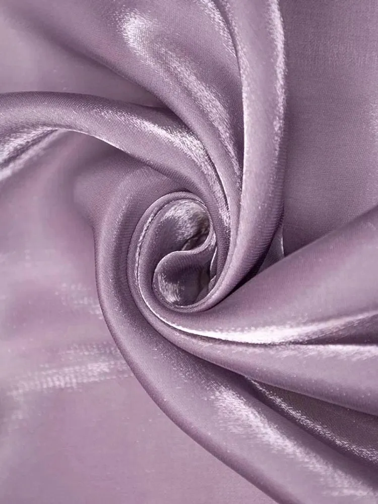 Ткань Органза "Кристалл" 70 г/м2, 100% пэ, ш. 150 см, сиреневый