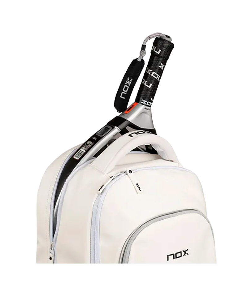 Рюкзак для падел NOX Pro Series White 2024 классический стиль