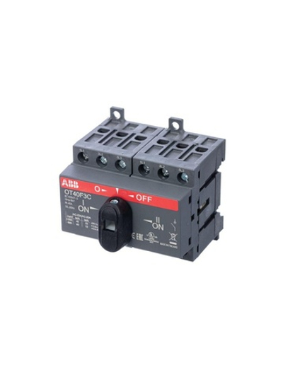 Рубильник реверсивный OT40F3C 40А (23А AC23) ABB 1SCA104913R1001