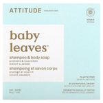 ATTITUDE, Baby Leaves™, шампунь и мыло для тела, сладкий миндаль, 85 г (3 унции)