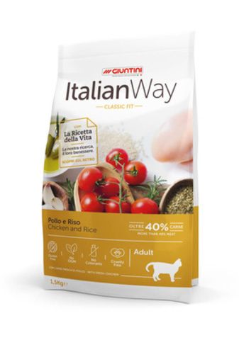Italian Way Chicken / Rise безглютеновый корм для кошек с курицей и рисом