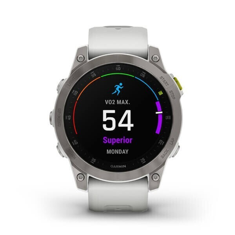 Умные часы Garmin Epix (Gen 2) Sapphire - White Titanium