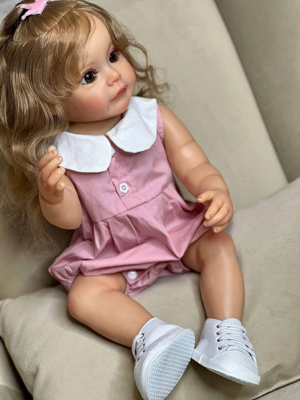 Кукла Реборн виниловая 55см в пакете (FA-170)