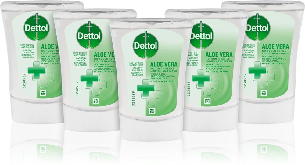 Dettol картридж для бесконтактного дозатора мыла Алоэ Вера (удобная упаковка) Antibacterial