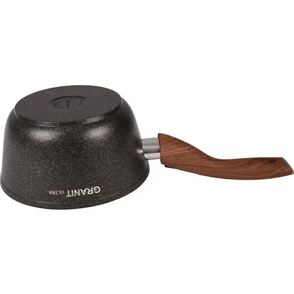 Ковш 1,5л «Granit Ultra Induction» (original) с носиком, съемная ручка, стеклянная крышка кго0156а