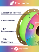 Пластик Polymaker Panchroma Luminous PLA 1,75mm, 1kg Green