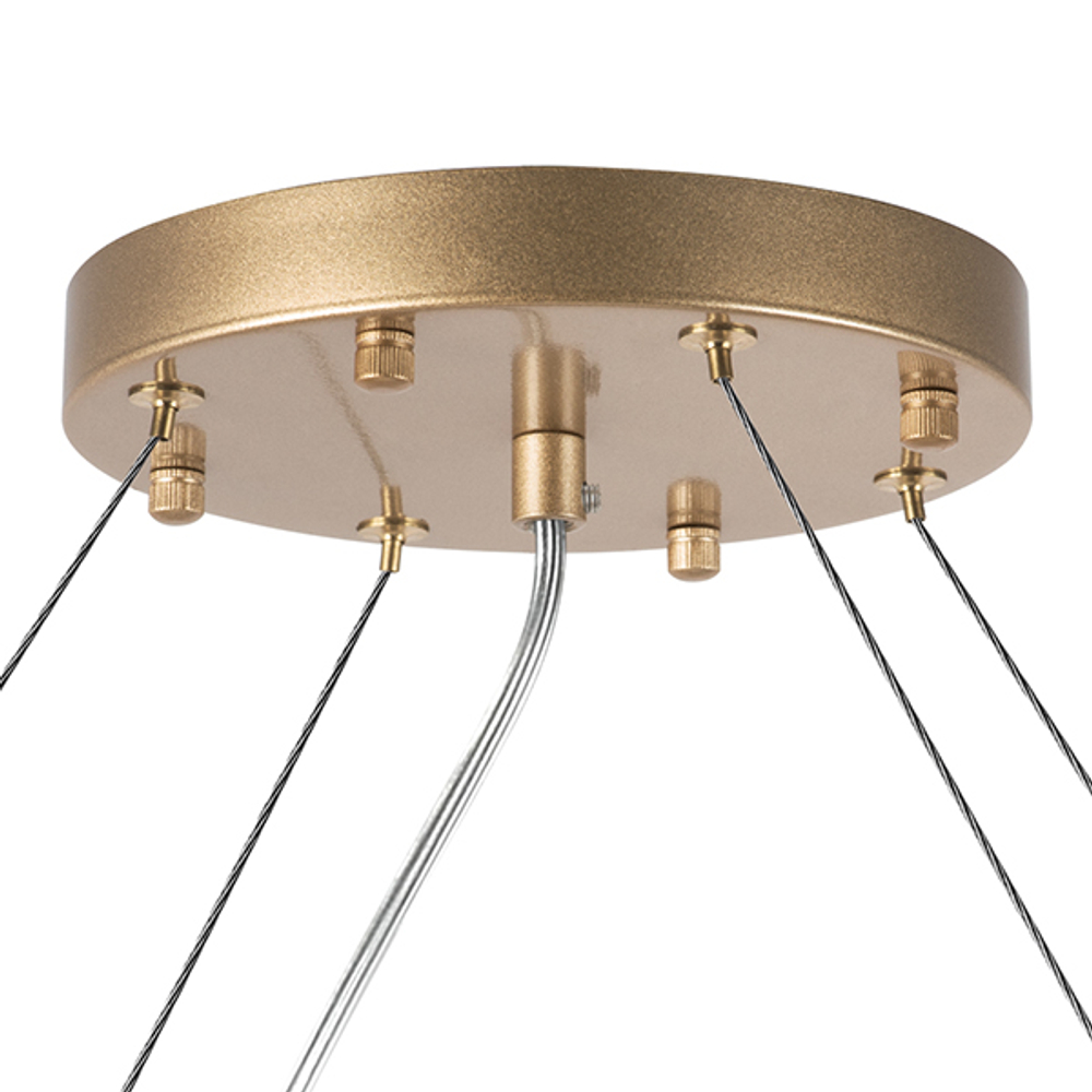 815263 Люстра BARI 6х10W(led) G9 ЗОЛОТО/ЧЕРНЫЙ МАТОВЫЙ