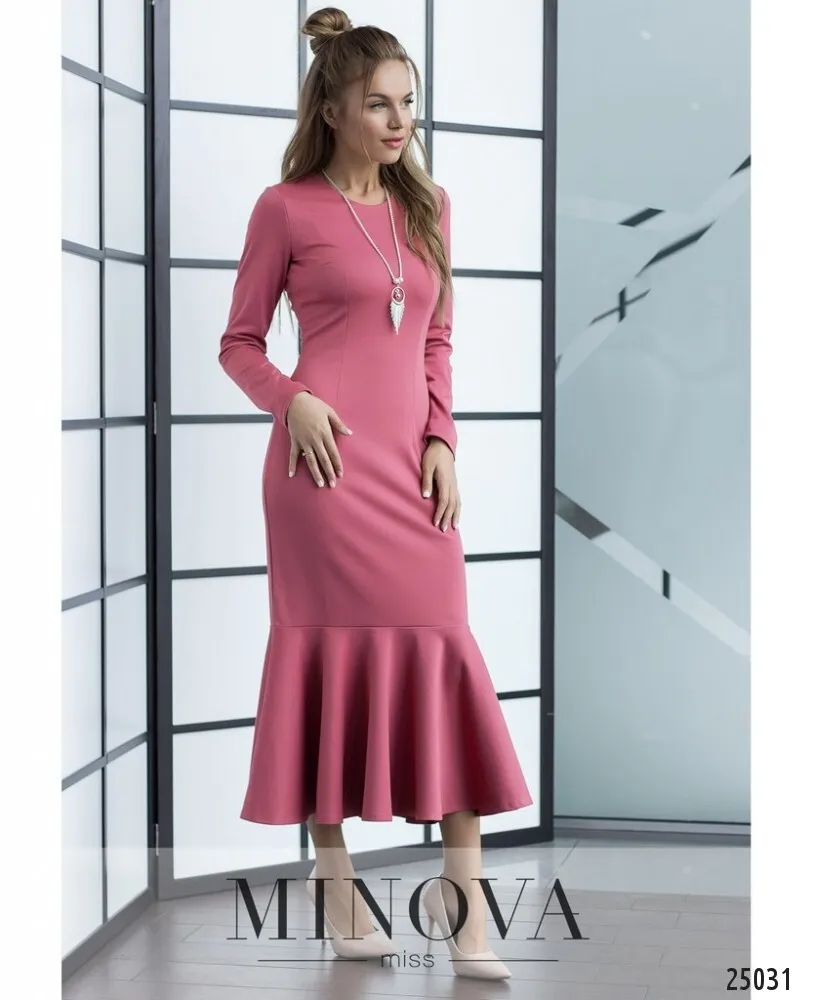 Платье 3100-розовый Minova