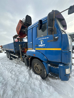 Строительные подъемные машины (СПМ) 7324* на шасси КамАЗ 65117 6x4 Бортовой с КМУ 732457 (Дизельный,