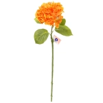 Цветок искусственный «Natur» 63см Гортензия оранжевая