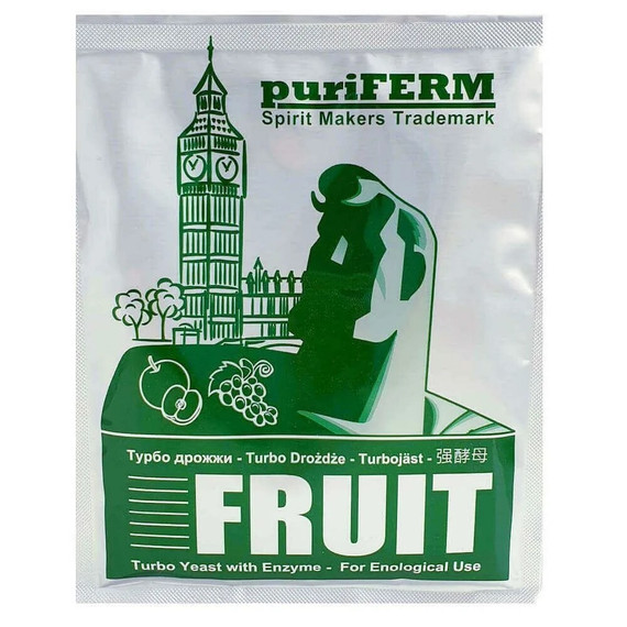 Спиртовые турбо дрожжи Puriferm fruit Turbo 50гр