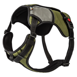 60325 Шлейка   RUKKA PETS MISSION HARNESS анатомическая с мягкой подкладкой и расширенной мягкой спиной, цвет DARK OLIVE зеленый (585)