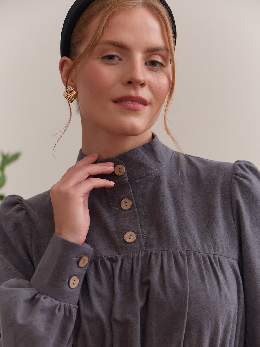 Платье с оборками