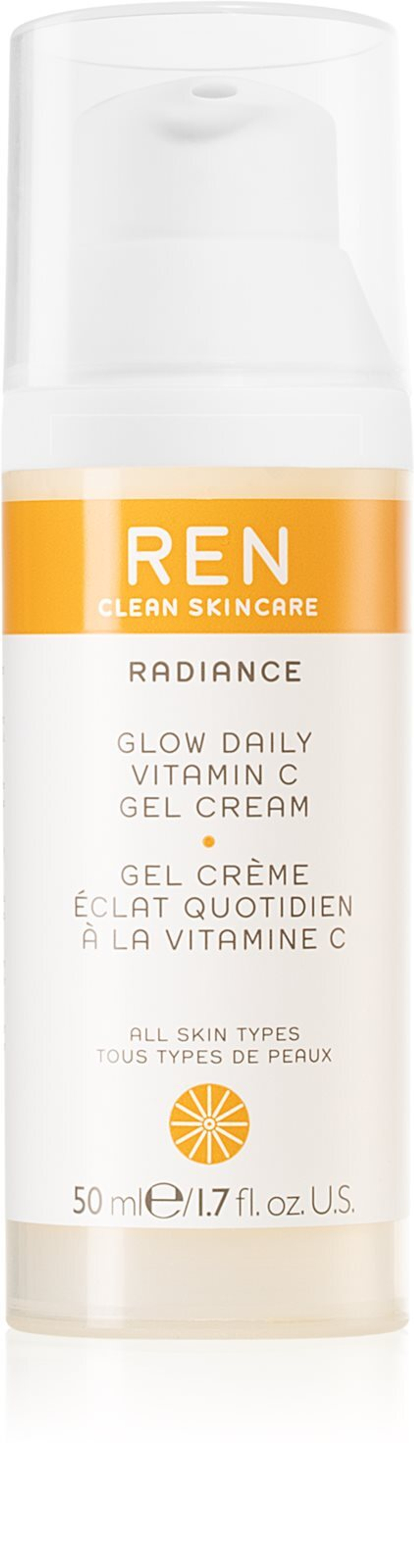 REN Radiance - осветляющий гель-крем с витамином С /   50  ml  / GTIN 5060389249518