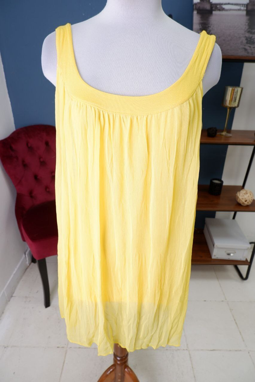 Туника яркого цвета 44/46 размер