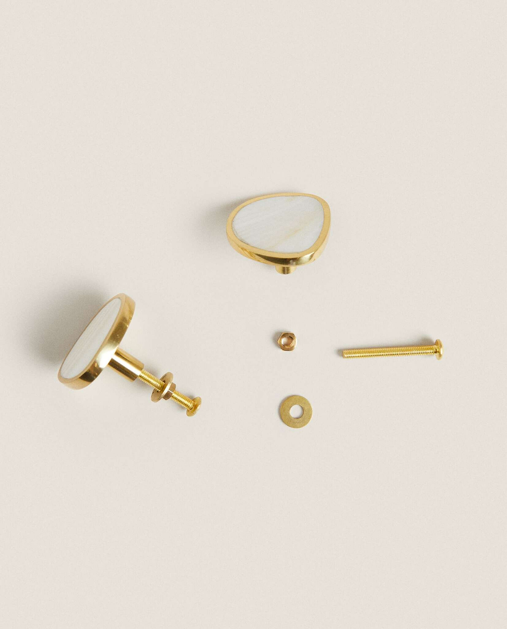 ZARA HOME ДВЕРНАЯ РУЧКА С ЭФФЕКТОМ ПЕРЛАМУТА (НАБОР ИЗ 2 ШТ.)