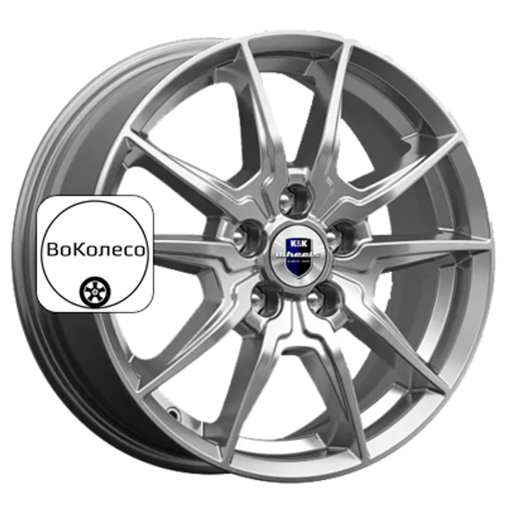 6,5x16/5x114,3 ET38 D67,1 Адамар (КС886) Дарк платинум K&K
