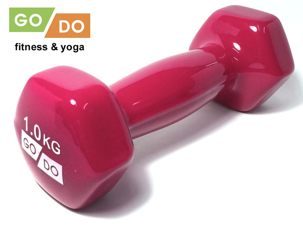 Гантель в виниловой оболочке GO DO