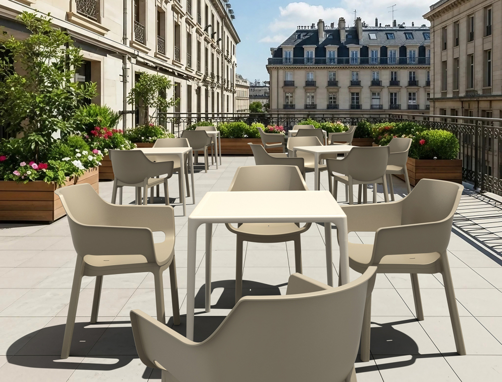 Кресло пластиковое Siesta Contract Dora, бежевый