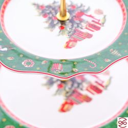 Этажерка 2-х ярусная Repast Green 21.7*21.7*1.7/27.6*27.6*1.4 см