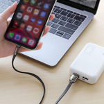 Кабель для iPhone HOCO U74 Grand QC 3.0 1,2 м в оплетке, 012704 Черный