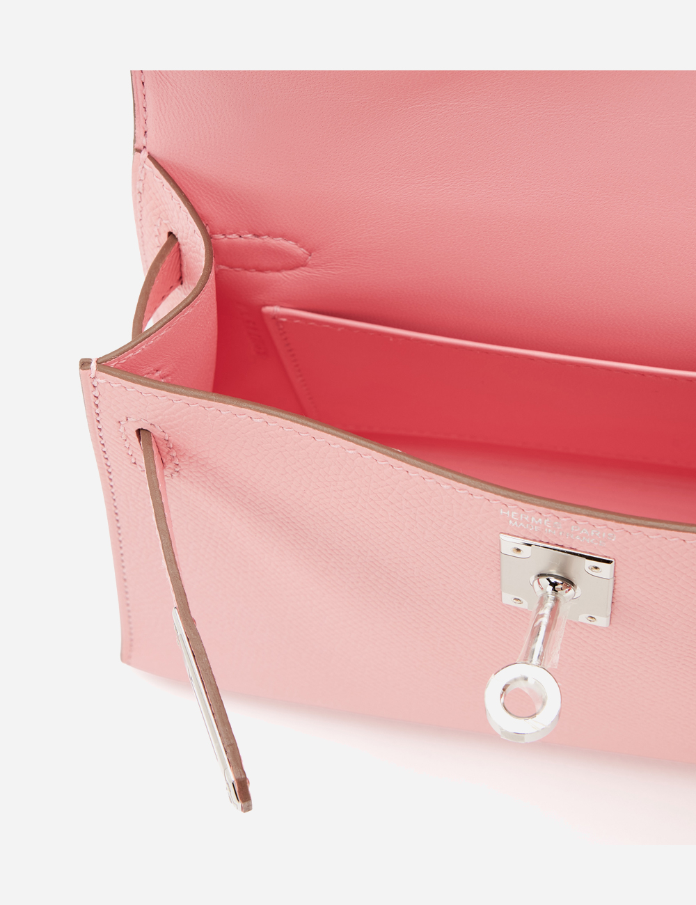 Сумка Hermes Epsom Mini Kelly 20 Palladium Hardware "Rose Confetti"