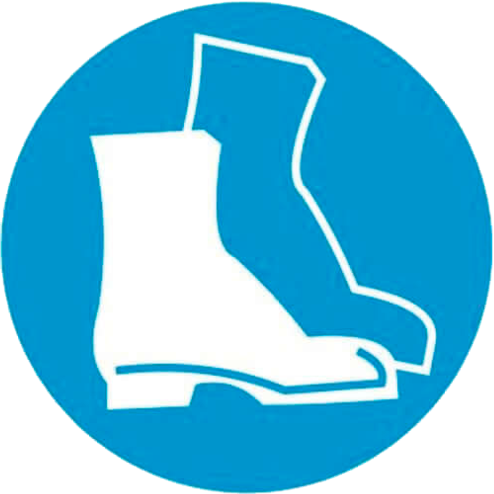 М05 "Работать в защитной обуви"