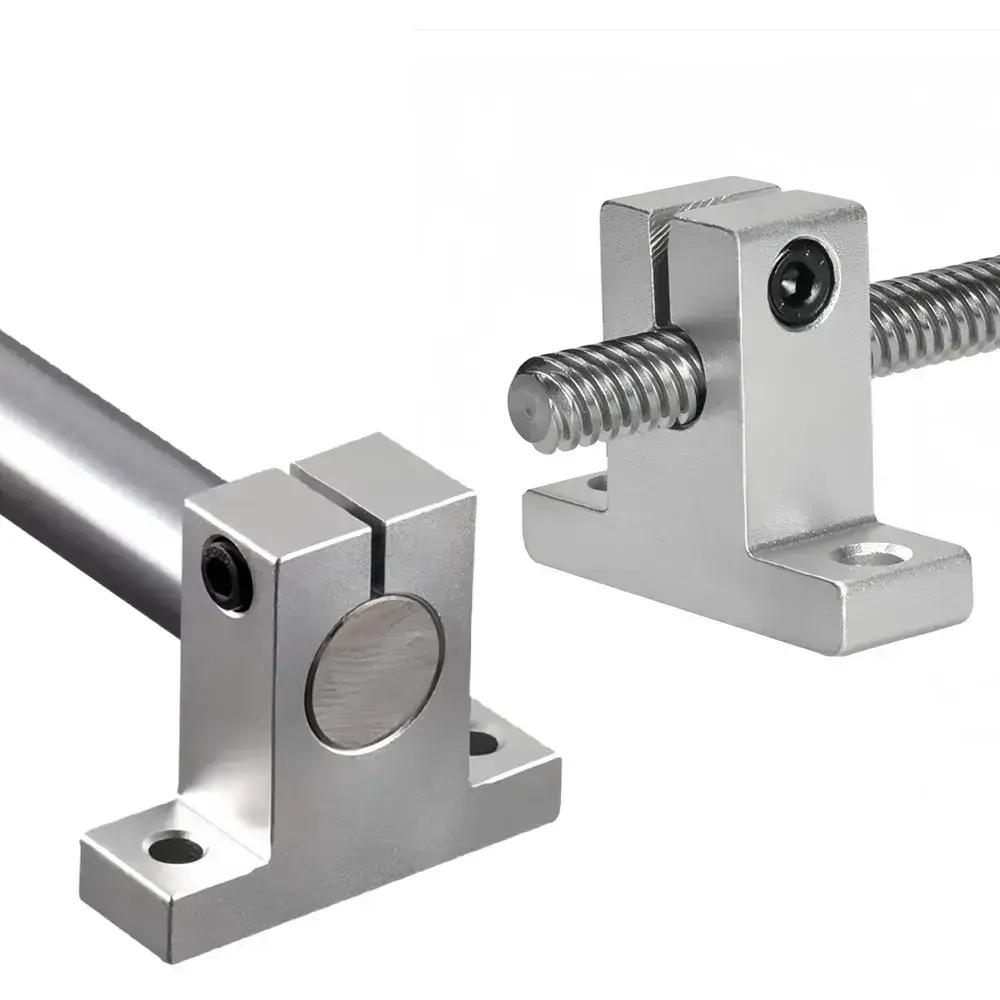 Вертикальный держатель вала 25мм SH25. Опора для вала чпу станка.