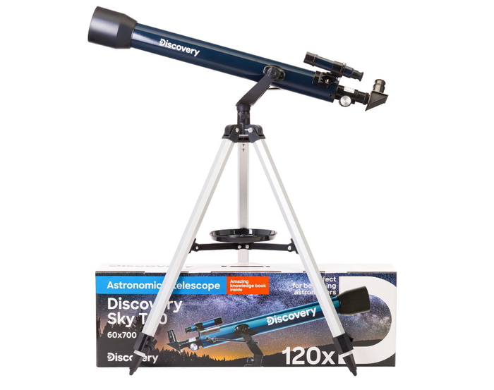 Телескоп Levenhuk Discovery Sky T60 с книгой Космос. Непустая пустота