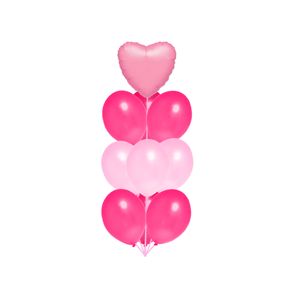 Фонтан из шаров "Розовый фонтан"