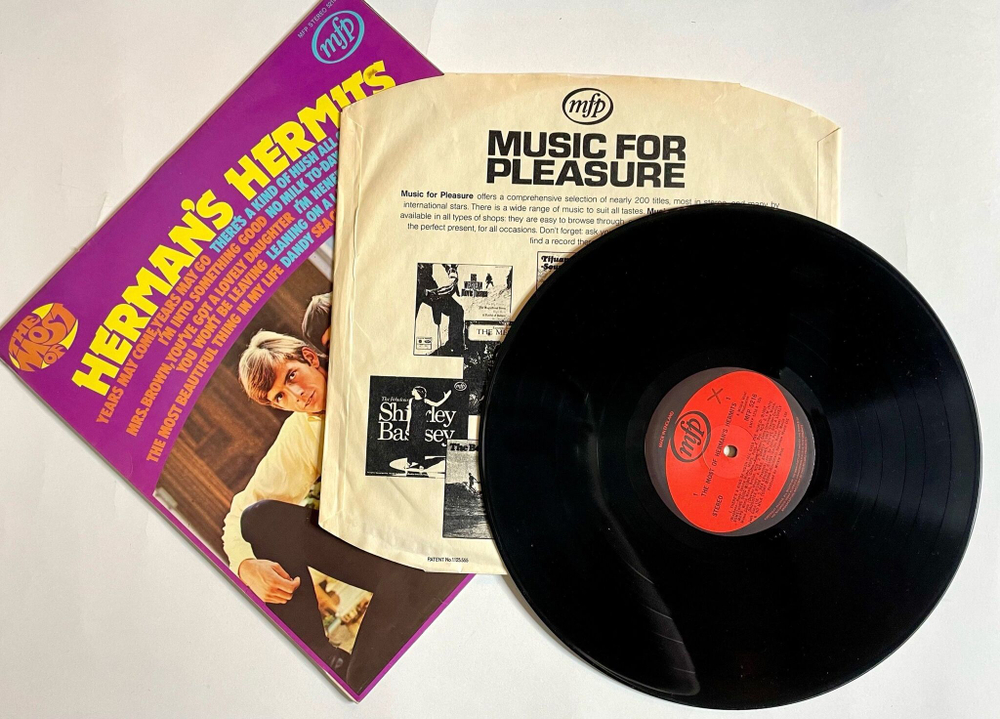 Винтажная виниловая пластинка LP The Most Of Hermans Hermits (UK 1971)