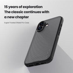 Противоударный чехол тонированный прозрачный для iPhone 17, серия Super Frosted Shield Pro от Nillkin