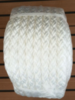 Канат плетеный швартовый SailMaster 12-и прядный Dock Line К12, 22,0 мм, белый, 5250 кгс, 25 м, бухта