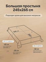 Комплект Сатин-Жаккард Тессоро «Бежевое совершенство»