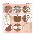 Тени для век Estrade Tenerife eyeshadow palette 9 оттенков тон 10-18 10 гр